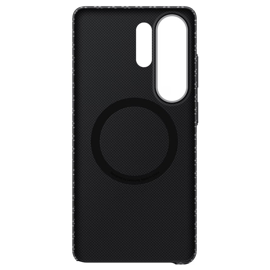Dark Gray phone case with a minimalist design on a white background