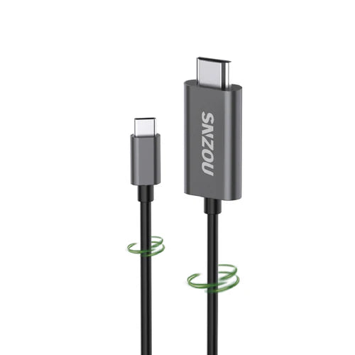 Al Sheikh Stores TV Cable 2M Type-C to HDMI 4K SNZOU | SN-52 - Local Warranty