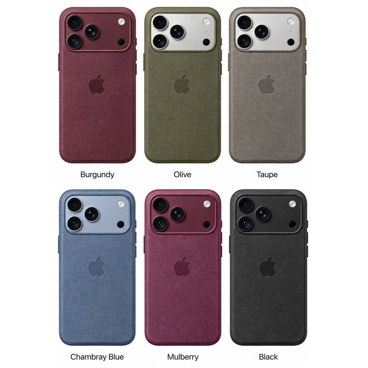 جراب TechWoven ابل ايفون 18 برو ماكس اصلي - MagSafe & Camera Control