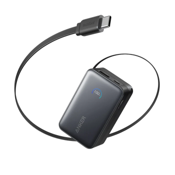 Anker Nano Power Bank (10K, 45W, Built-In USB-C Cable)