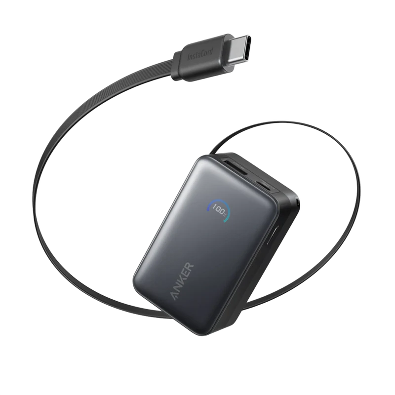Anker Nano Power Bank (10K, 45W, Built-In USB-C Cable)