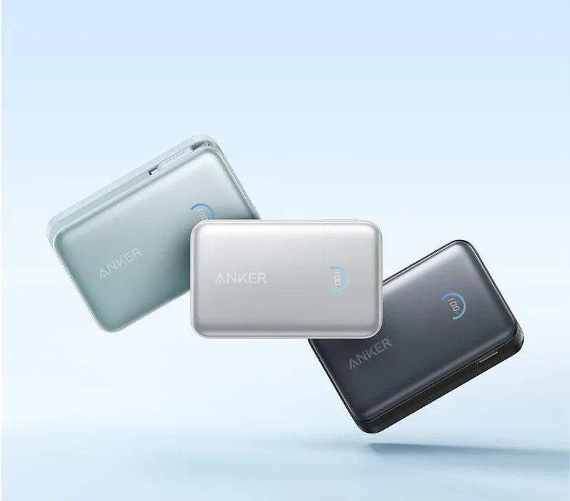 Anker Nano Power Bank (10K, 45W, Built-In USB-C Cable)