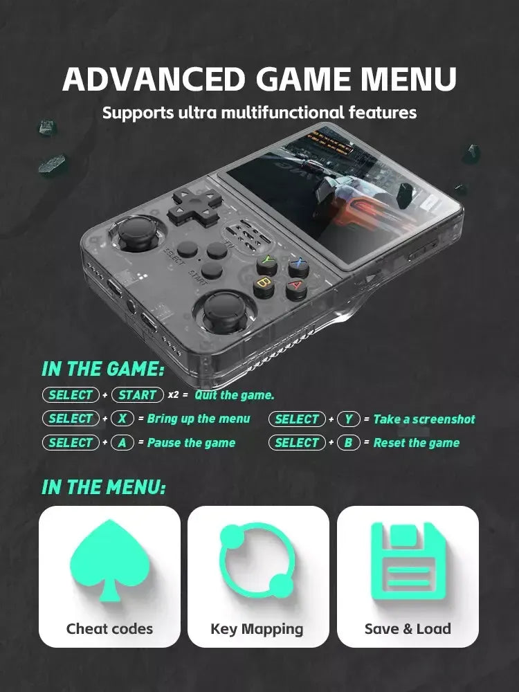 Gaming Console Retro Handheld R36s - Includes 15,000+ Games