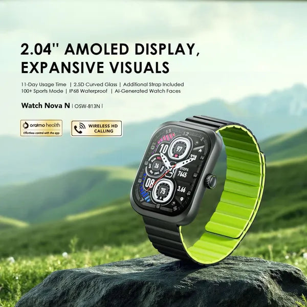 Smart Watch Oraimo Nova N - AMOLED | OSW-813N - Local Warranty