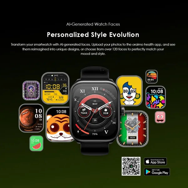 Smart Watch Oraimo Nova N - AMOLED | OSW-813N - Local Warranty