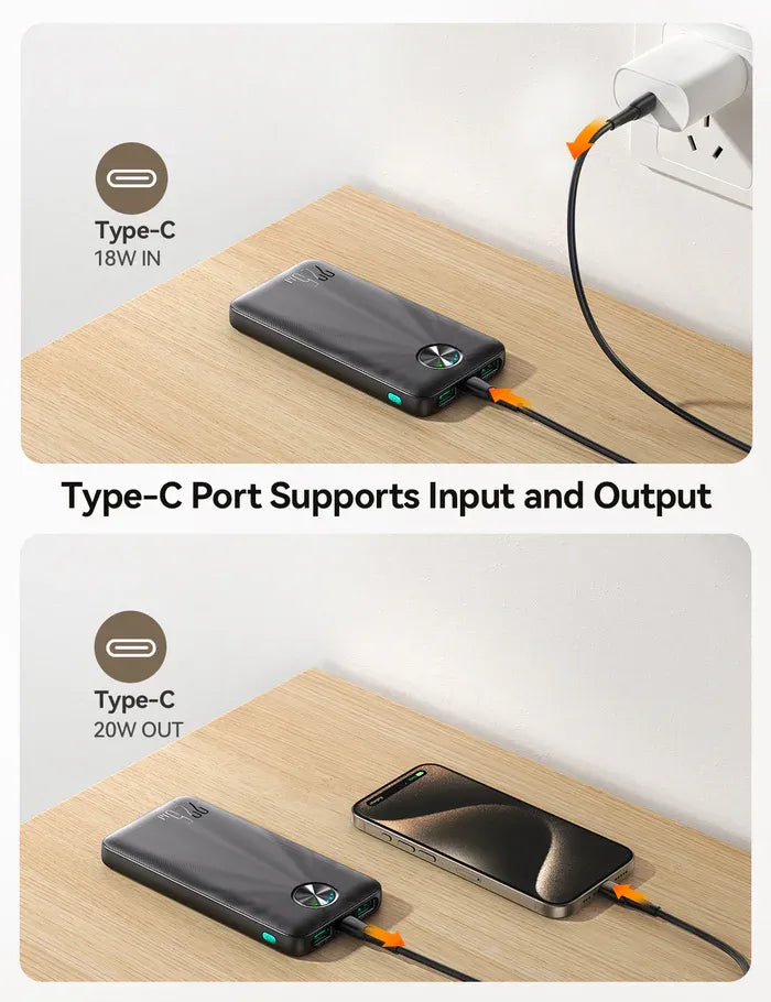 Power Bank 22.5W JOYROOM 10,000mAh JR-PBF15