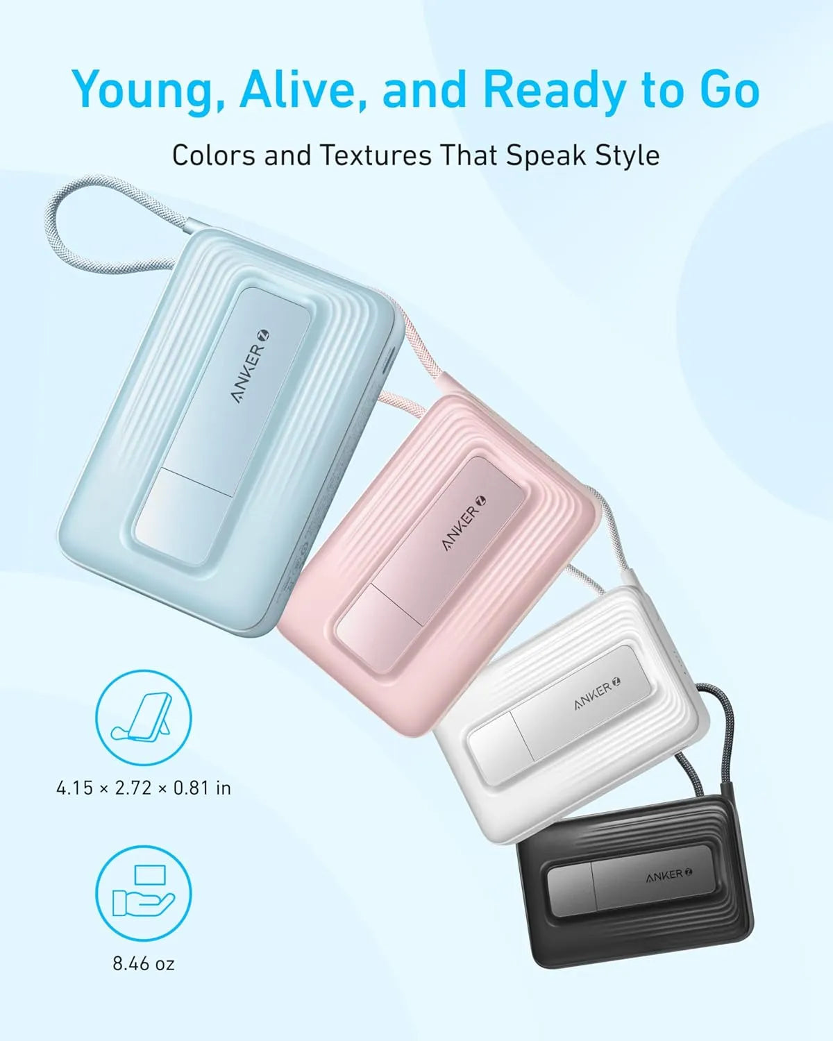 Power Bank 30W ANKER ZOLO 10,000 mAh - MagSafe & Built-in USB-C | Model A1685631