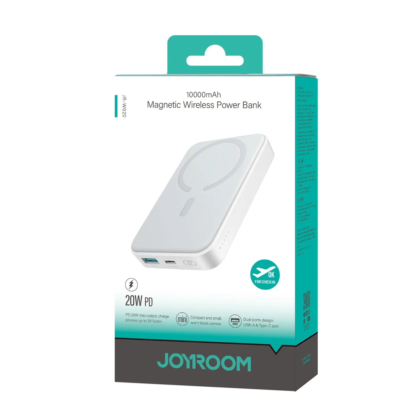 Power Bank 20W JOYROOM 10,000mAh JR-W020