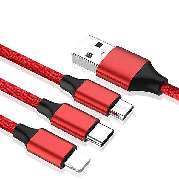 Charging Cable Recci RCS-D120 3 in 1 - Local Warranty