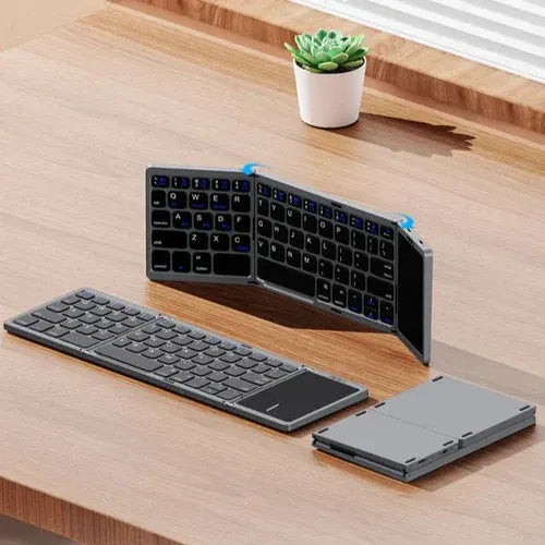RECCI Touch Mouse & Keyboard Wireless | RCS-K01 - Tri-Fold - Local Warranty