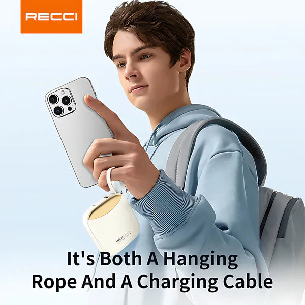 Power Bank 22.5W RECCI 10,000mAh with Dual Cable RPB-P46 - Local Warranty