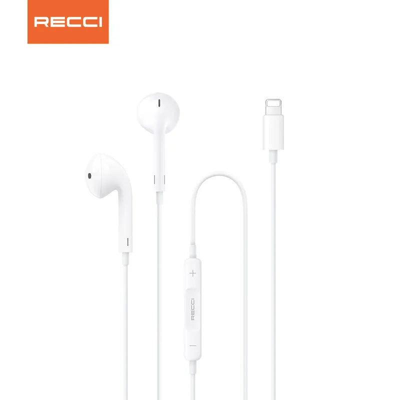 RECCI In-Ear Headphones REP-L09 Lightning - Local Warranty