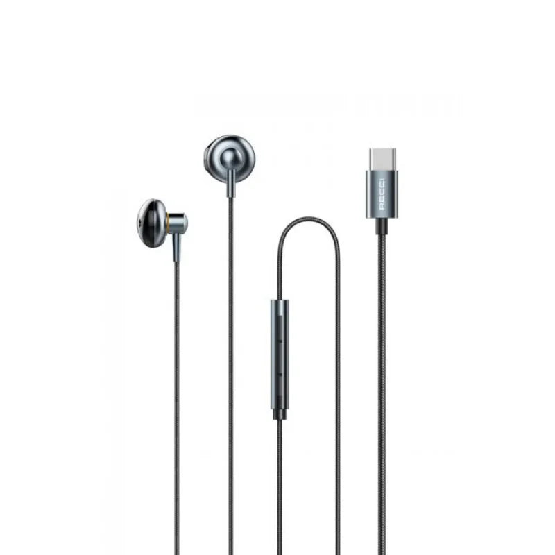 RECCI In-Ear Stereo Headphones REP-L26 Type-C - Local Warranty