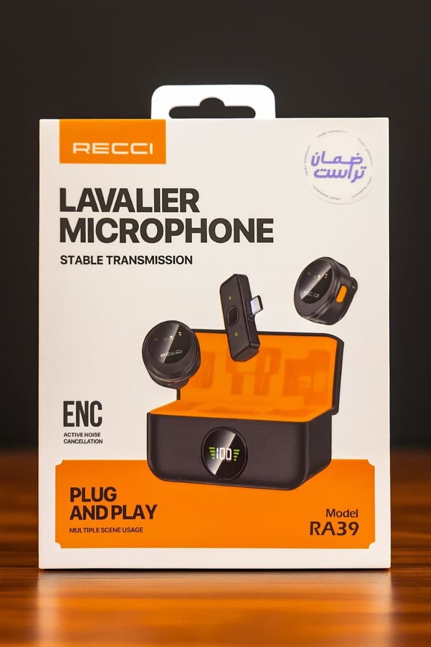 Recci Wireless lavalier Enc Microphone RA39
