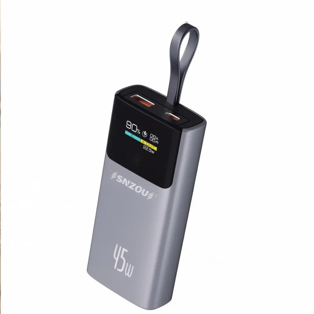 SNZOU POWER BANK 10000 MAH 45W SN-935 ALSHEIKH STORES