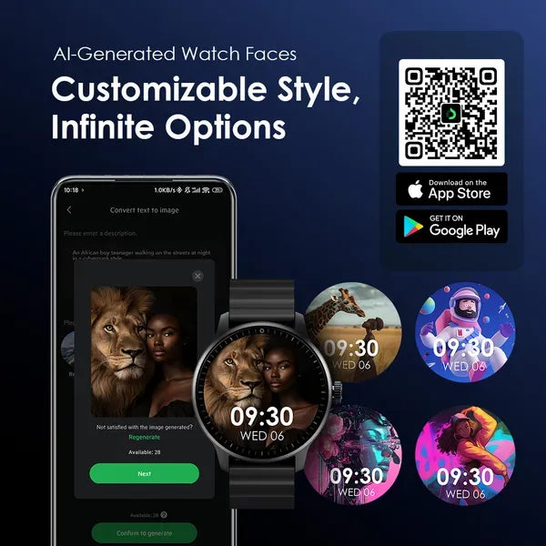 Smart Watch Oraimo 5R Pro - AMOLED | OSW-830 - Local Warranty