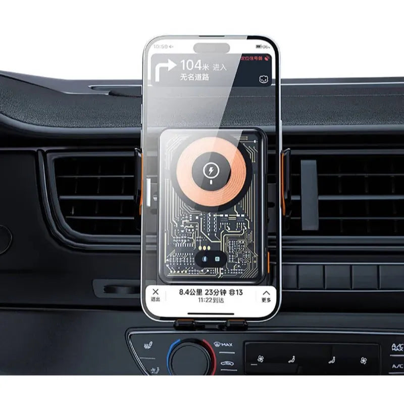 Wireless Charger and Car Holder RECCI 15W RHO-C38 - Local Warranty