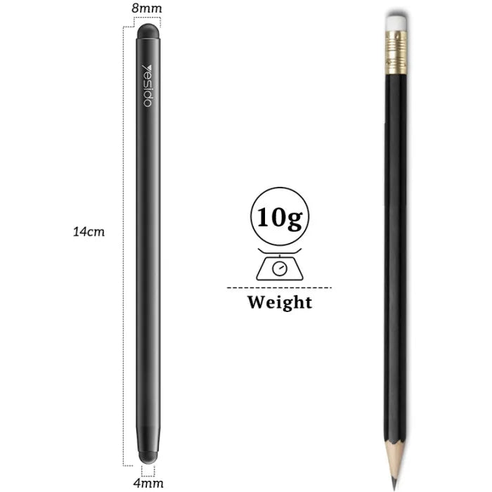 YESIDO 2×1 Capacitive Stylus Pen - for iPAD & Tablet & Laptop | ST01