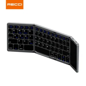RECCI Touch Mouse & Keyboard Wireless | RCS-K01 - Tri-Fold - Local Warranty