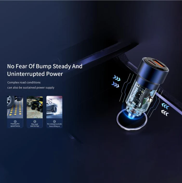 RECCI Car Charger 70W Journey RCC-N15 - Dual Ports - Local Warranty - Image 4