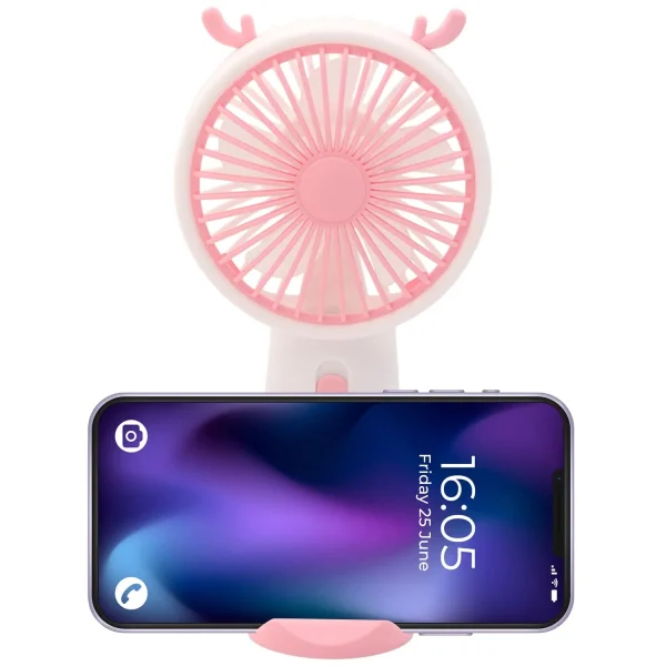 Mini Fan with Phone Holder