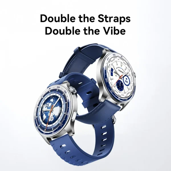 Al Sheikh Stores Smart Watch JOYROOM JR FC3 Blue with Double Straps 600x600