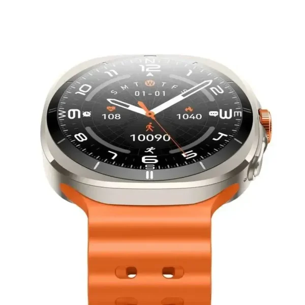 Al Sheikh Stores Smart Watch RECCI RA40 Orange Color 1 600x600