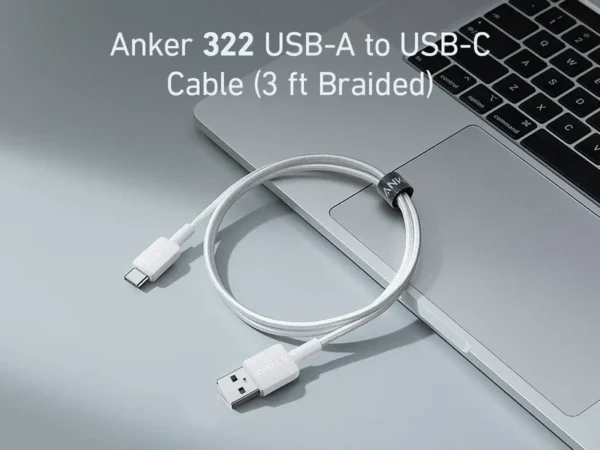 Al Sheikh Stores ANKER 322 Braided USB A to USB C 3ft A81H5H21 600x450